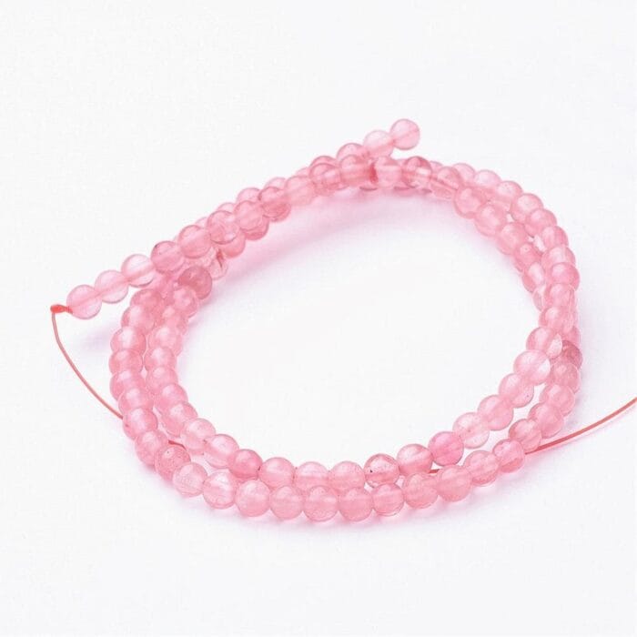 Cherry Quartz Gemstones Beads Strand