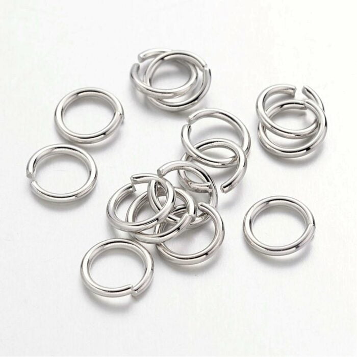 Jump Rings Silver Plated