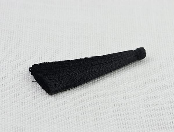 Silk Black Tassel