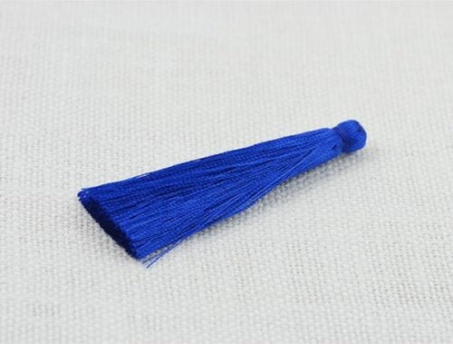 A Stunning Beautiful Silk Blue Tassel - 6.5cm Top Quality