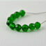 20 Emerald Czech Glass Beads