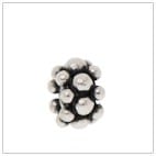 Dotted Sterling Silver Round Bead