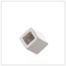 Square Sterling Silver Bead