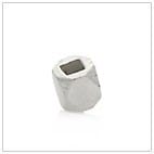 Bali Sterling Silver Square Bead