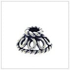 Exquisite Sterling Silver Bead Cap