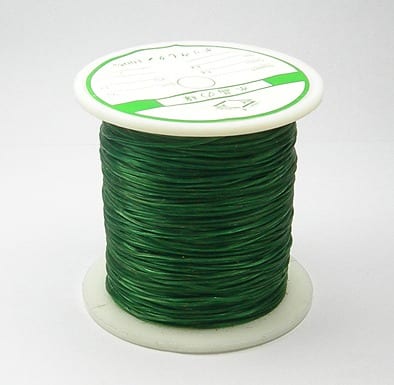 1 Crystal Elastic Wire Spool (30m) - Dark Green