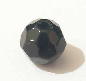 20 Jet Czech Glass Beads (4mm)