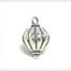 Bicone Bali Sterling Silver Charm Bead