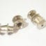 Stainless Steel Silver Barrel Clasp with Hole