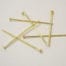 Gold Flat Headpins