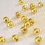 Tiny Gold Metal Round Beads