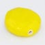 yellow round glass beads 17mm diameter artisan choice jewellery making supplies