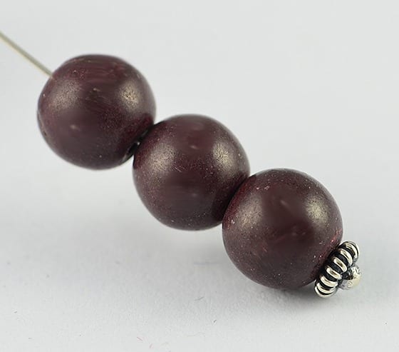 20 Brown Dyed Gemstone Round Beads - (8mm)