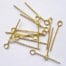 Gold Plated Eye Pins