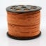 Orange Faux Suede Cord