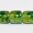 Forest Green Tube Fancy Glass Beads