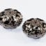 Black Filigree Metal Bead