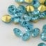Aquamarine Glue On Chaton Rhinestones