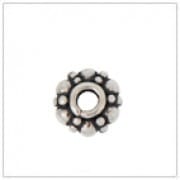 Floral Bali Sterling Silver Spacer Bead