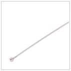 Sterling Silver Head Pin 60mm