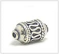 Sterling Silver Cylinder Bead