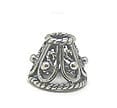 Mesh Bali Sterling Silver Cone Bead