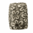Floral Sterling Silver Rectangular Bead