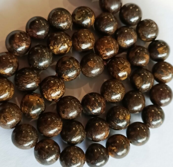 Natural Bronzite Gemstones Beads (8mm)