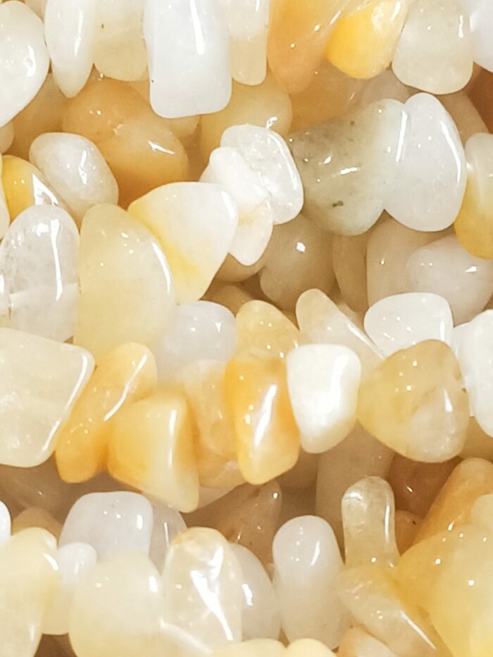 Honey Jade Chip Stone Strand