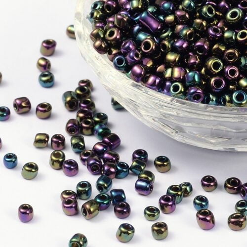 Opaque Lustre Seed Beads 6/0