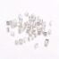 85 Silver Tube Crimps Beads
