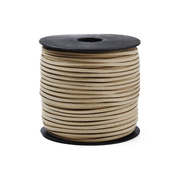 Beige Faux Suede Cord