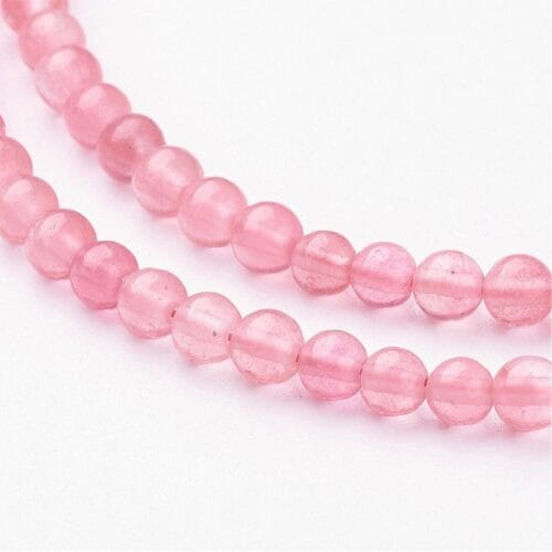 Cherry Quartz Gemstones Beads Strand