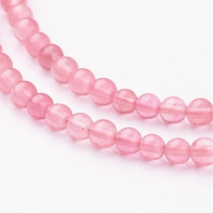 Cherry Quartz Gemstones Beads Strand