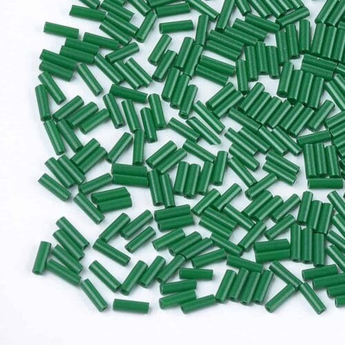 Teal Bugle Seed Beads