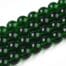 Dark Green Glass Beads