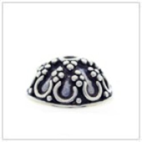 Dome Sterling Silver Bead Cap