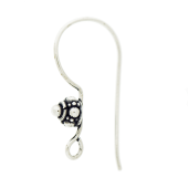 Bali Ear Wire Sterling Silver Earrings
