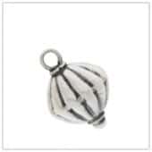 Bicone Bali Sterling Silver Charm Bead