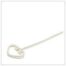 Heart Shape Sterling Silver Eye pin