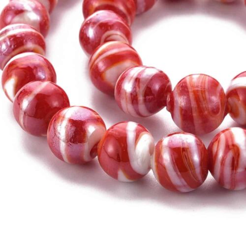 Pearlized Lampwork Beads