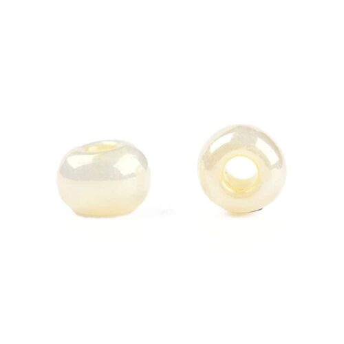 Creamy Pastel Lustre Seed Beads