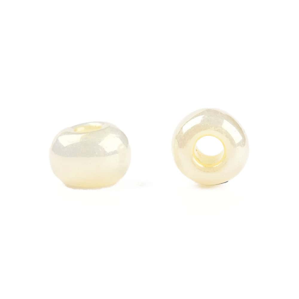 Creamy Pastel Lustre Seed Beads