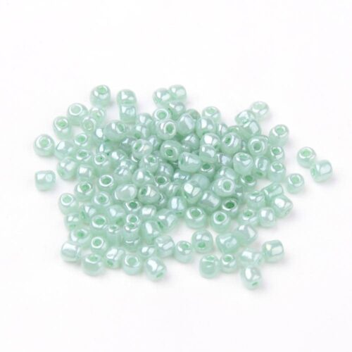 Aqua Lustre Seed Beads