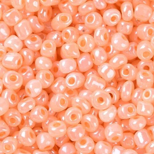 Peach Lustre Seed beads