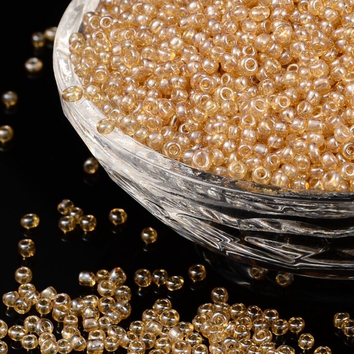 gold seed beads