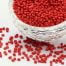 red seed beads