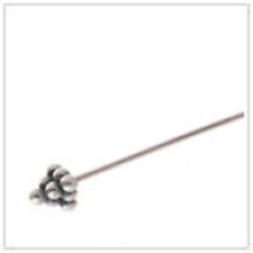 75mm Bali Sterling Silver Headpins