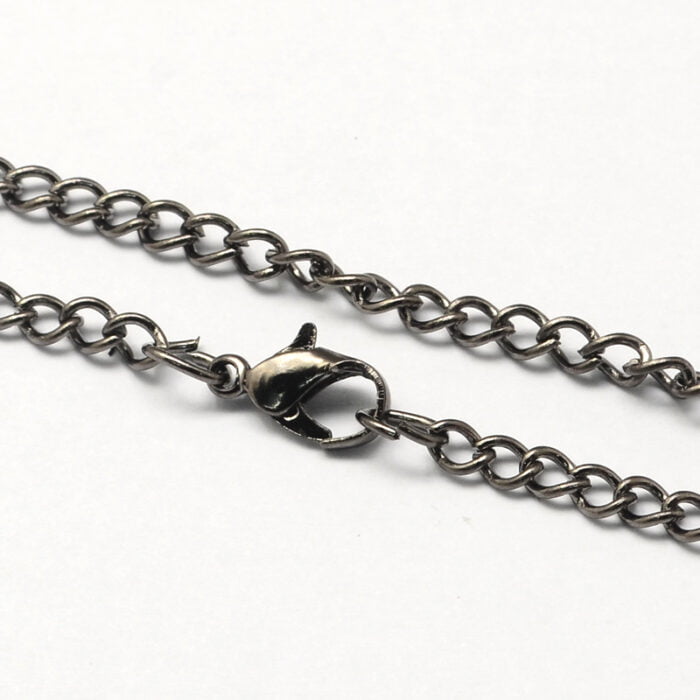 Gunmetal Complete Jewellery Chain With Hook
