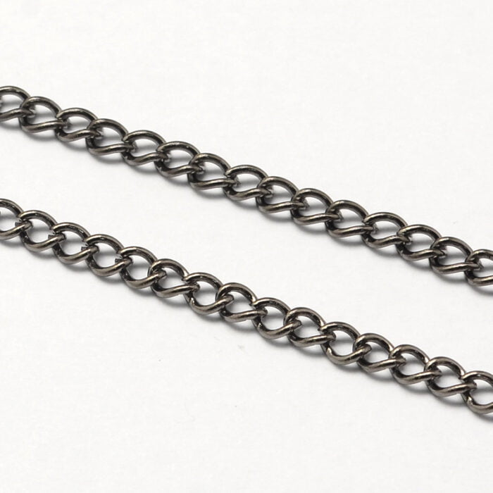 Vintage Twisted Link Chain Complete with Lobster Clasps  - (80cm) - Image 2
